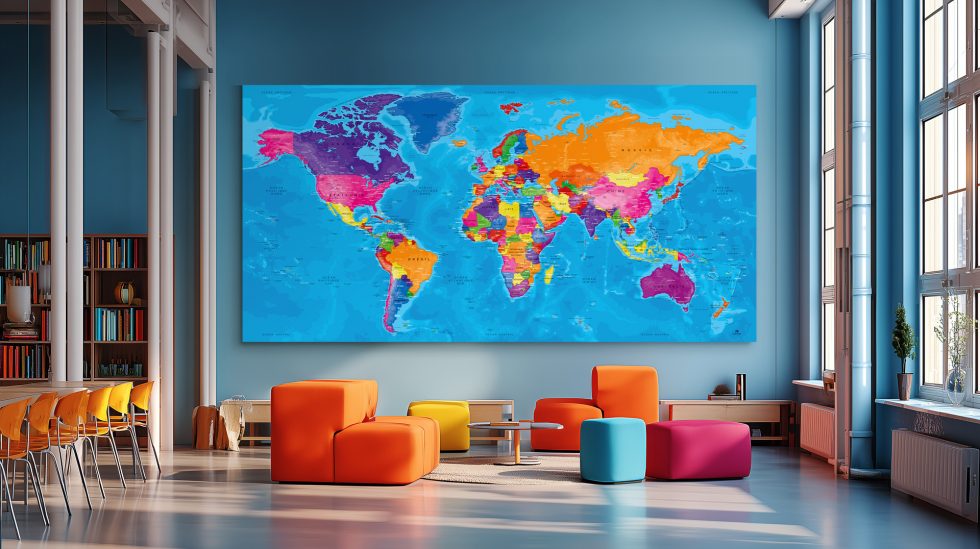 Carte-Monde-Tableau