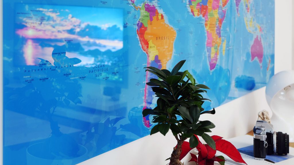 Carte Monde Plexiglas - Original Map