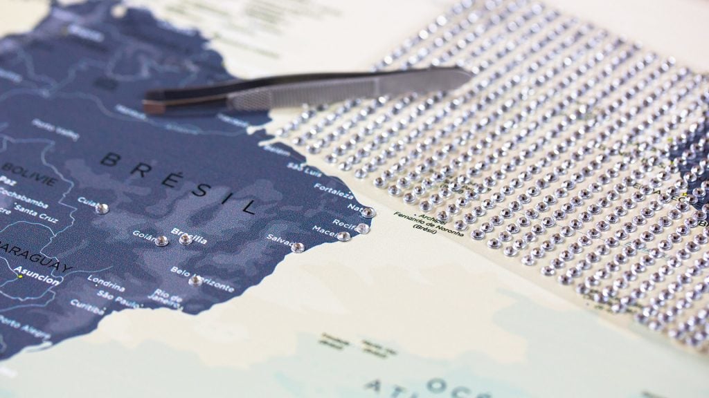Accessoires - Strass argent - Original Map