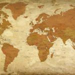 Mappemonde Vintage - Pétra Image