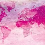 Mappemonde Tableau - Hillier Image