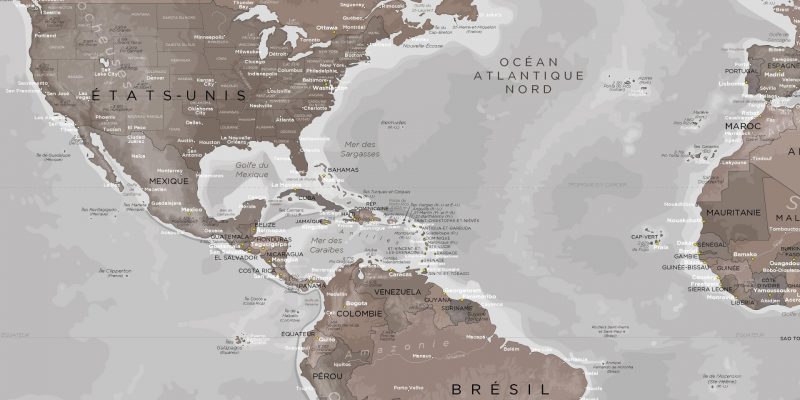 Mappemonde Poste