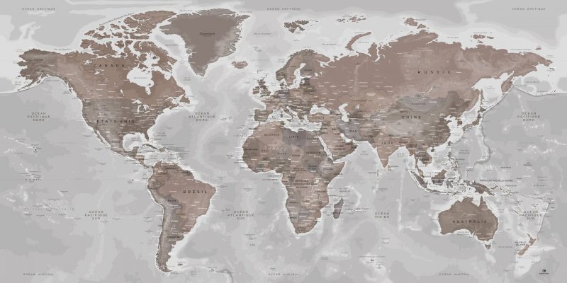 Mappemonde Poste