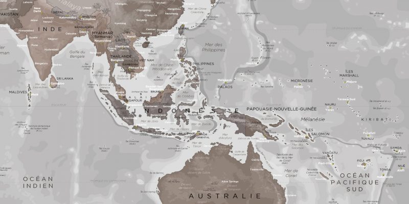 Mappemonde Poste