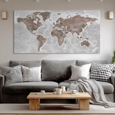 Mappemonde-Poster