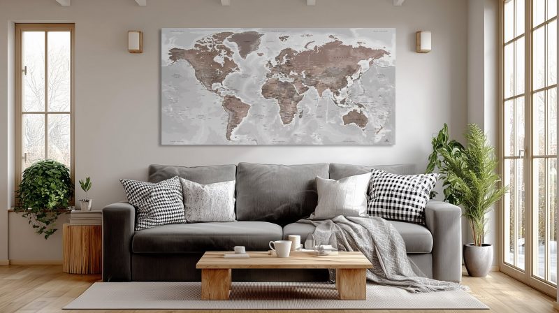Mappemonde-Poster