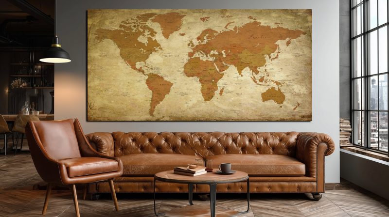 Mappemonde-Vintage
