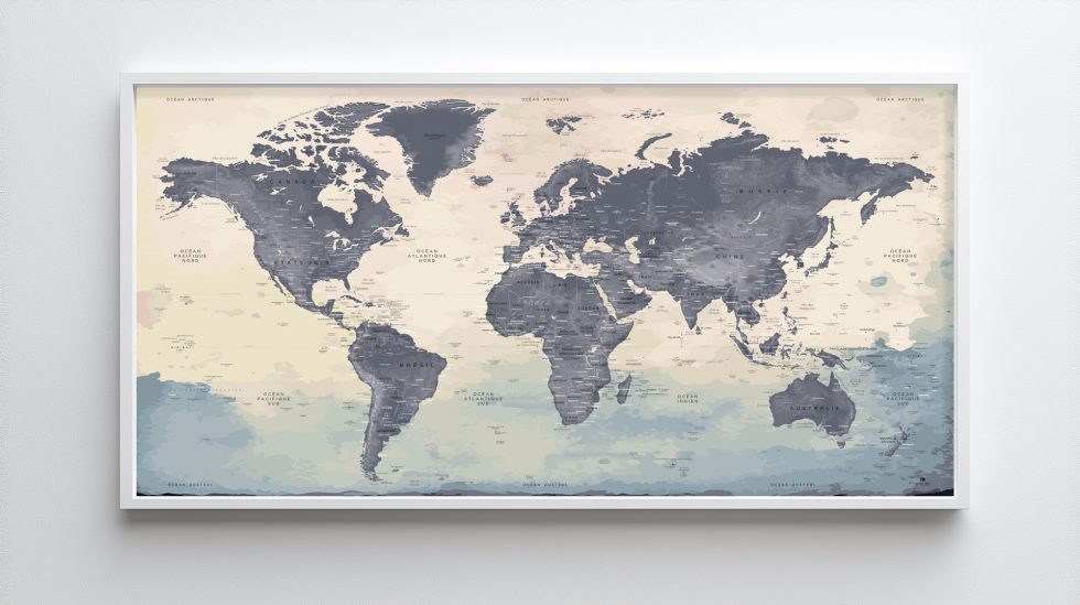 Carte du Monde XXL