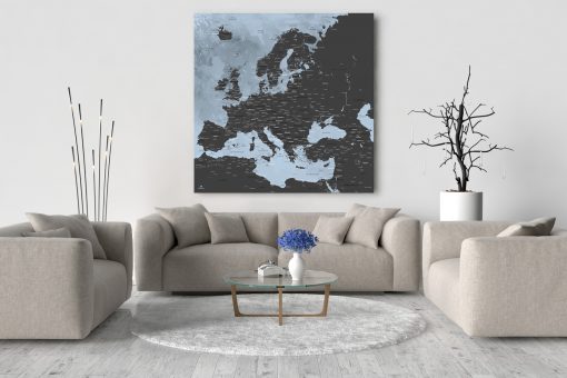 Map Europe Trolltunga