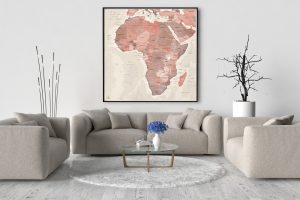 Map Afrique Alhambra