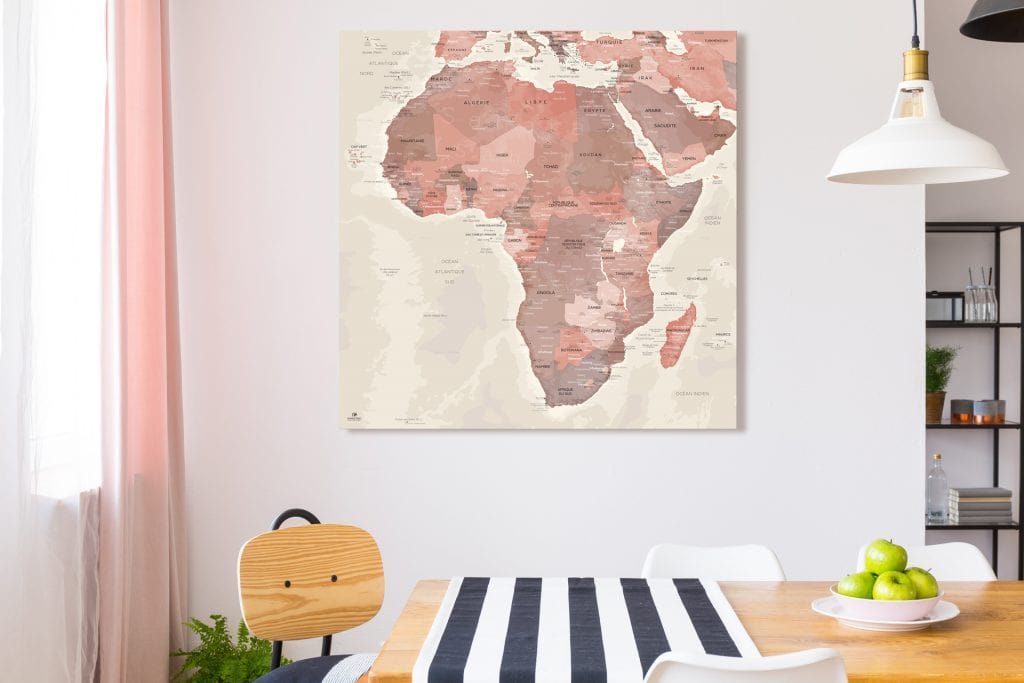 Map Afrique Alhambra