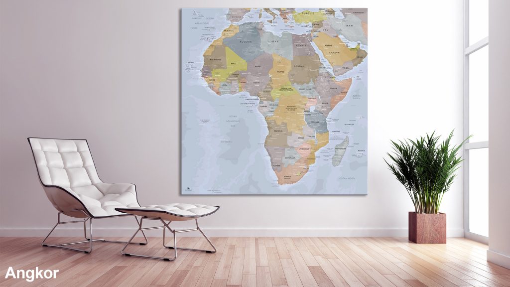 Map Afrique Angkor