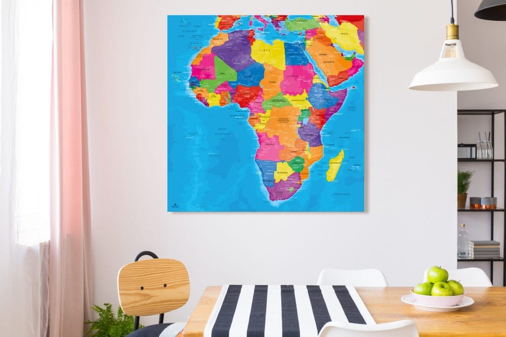 Map Afrique Manarola