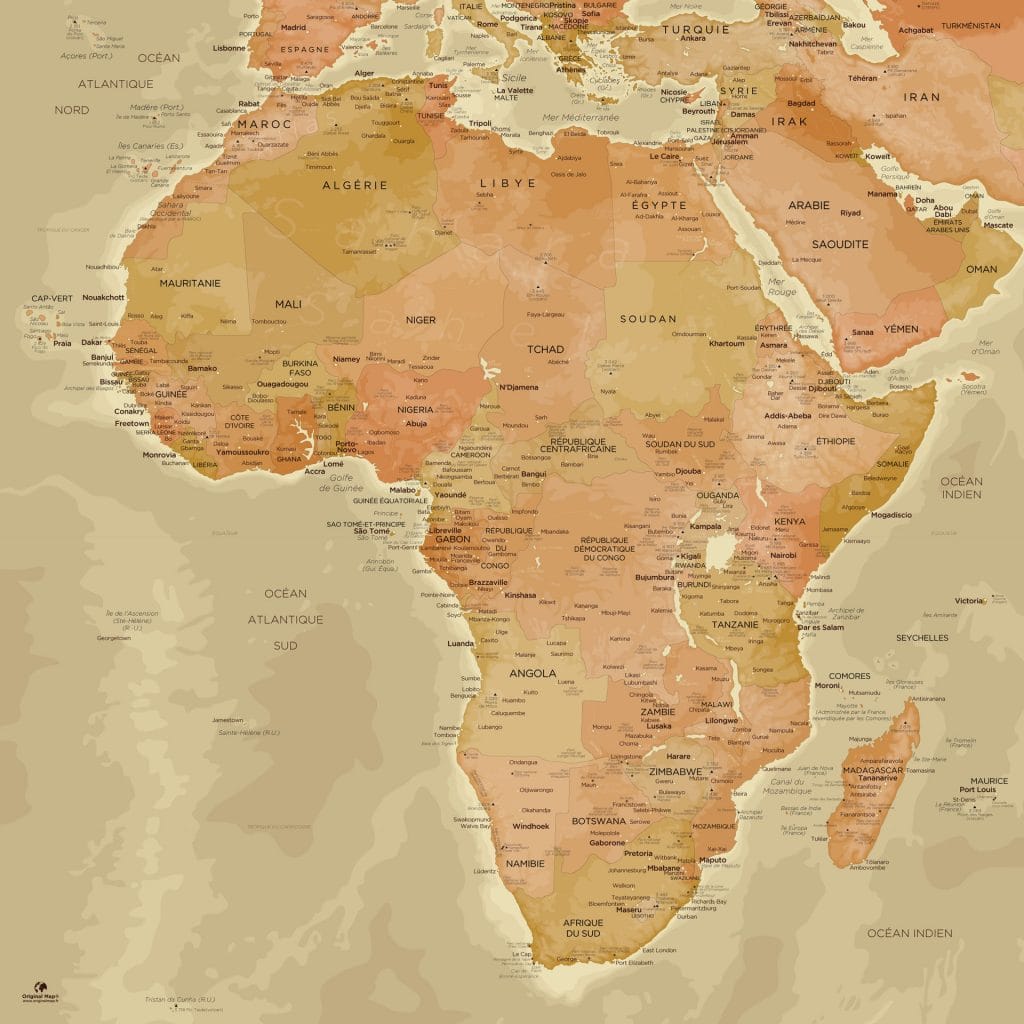 Map Afrique Persépolis