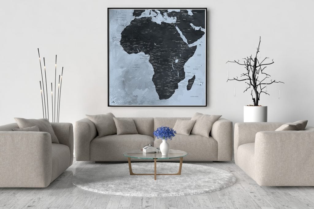 Map Afrique Trolltunga