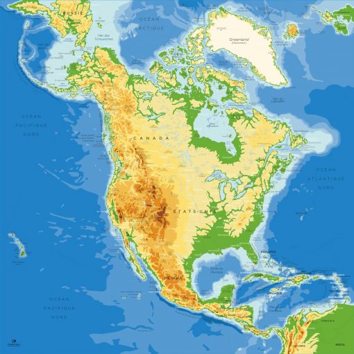Map Amérique Nord Agora