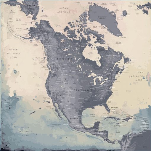 Map Amérique Nord Naïca