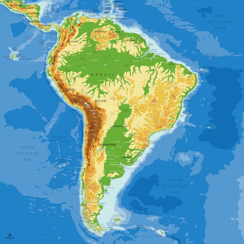 Map Amérique Sud Agora