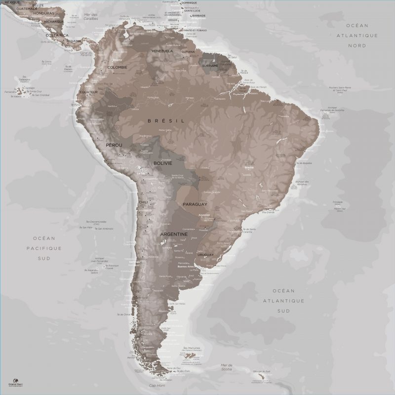 Map Amérique Sud Göreme