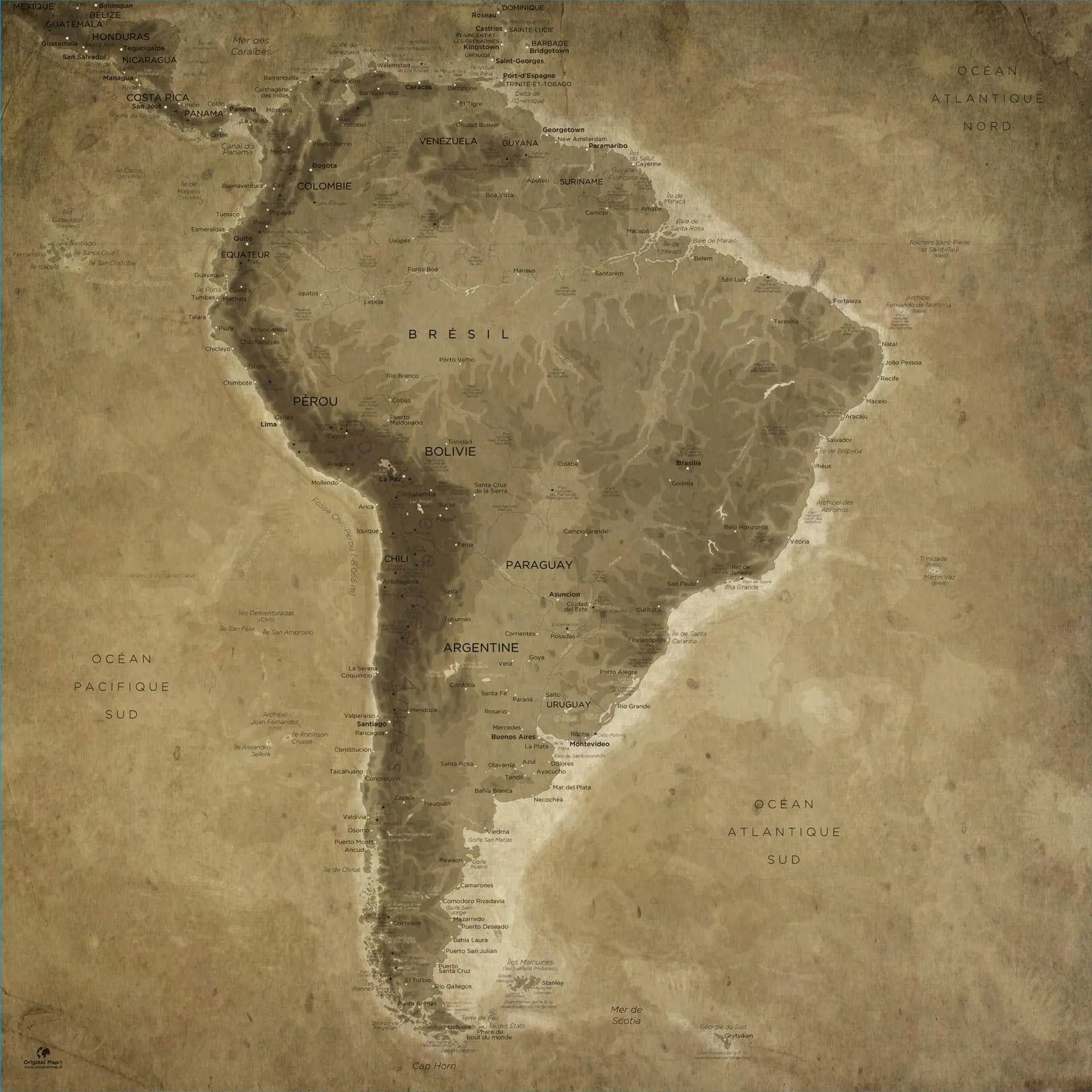 Carte-Amerique-Sud_Lascaux_Original-Map