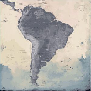Map Amérique Sud Naïca
