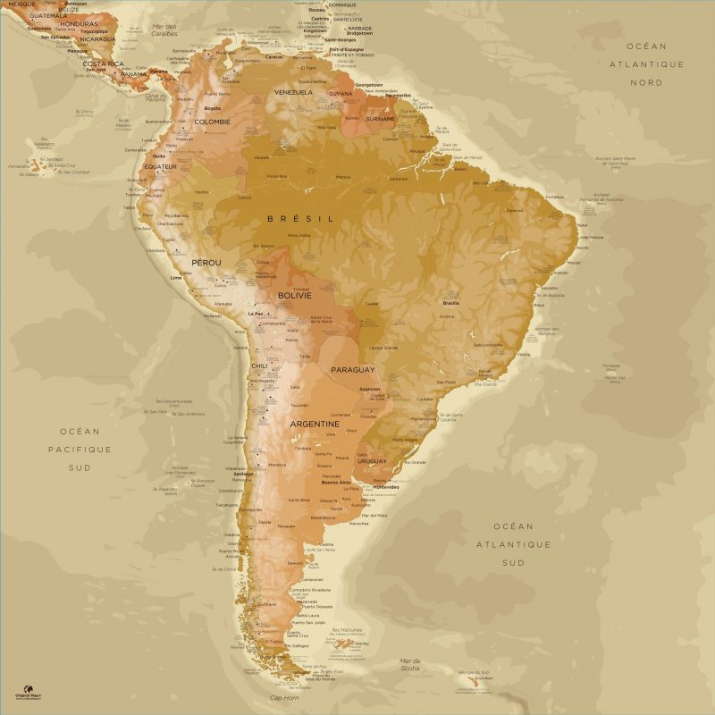Map Amérique Sud Persépolis
