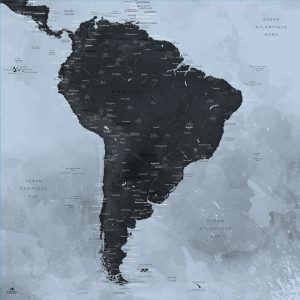 Map Amérique Sud Trolltunga