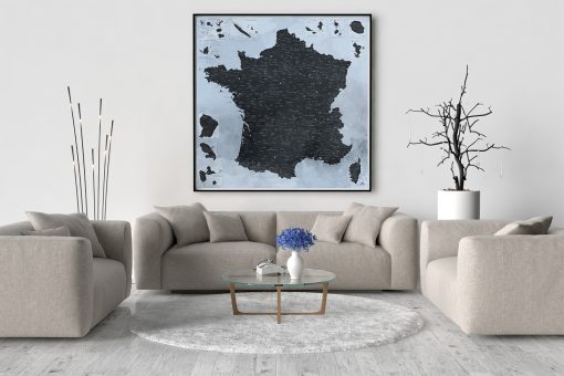Carte de France Détaillée - Carte Murale