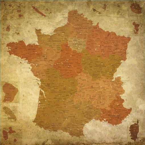 Carte France affiche | Original Map