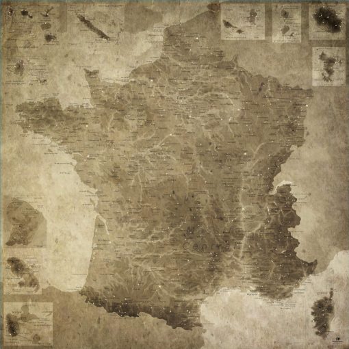Carte France poster | Original Map
