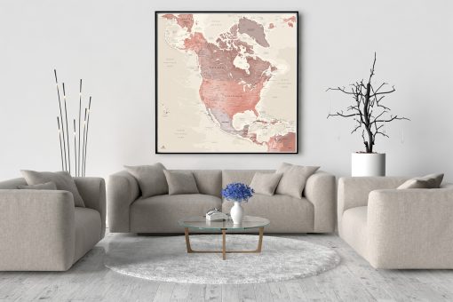 Map Amérique Nord Alhambra