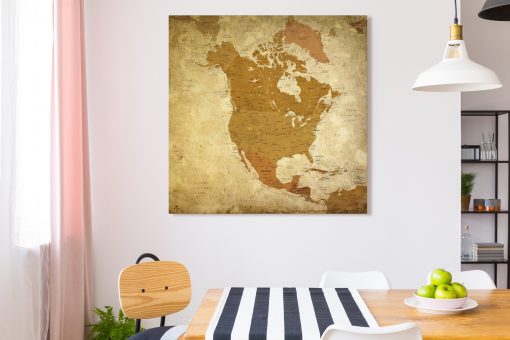 Map Amérique Nord Pétra