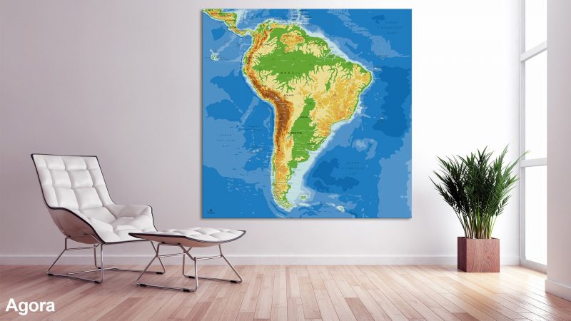 Map Amérique Sud Agora