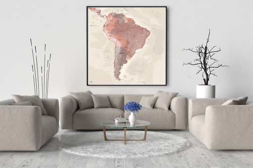 Map Amérique Sud Alhambra