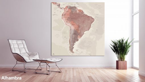 Map Amérique Sud Alhambra