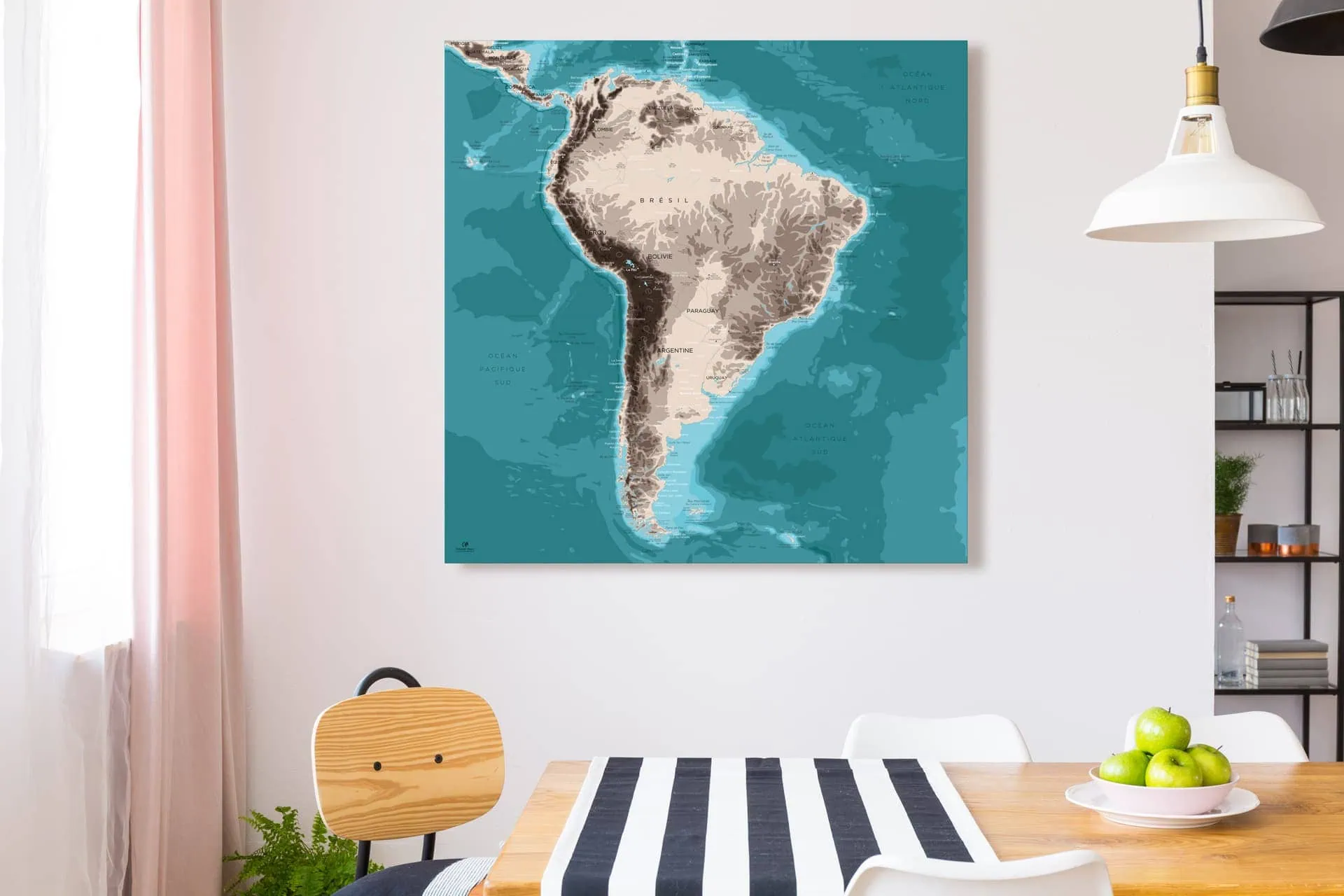 Carte Amérique Sud Moaï