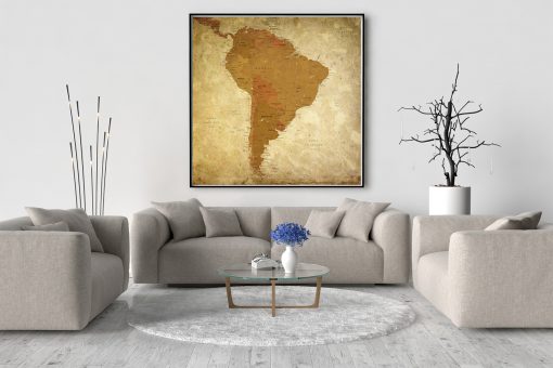 Map Amérique Sud Pétra