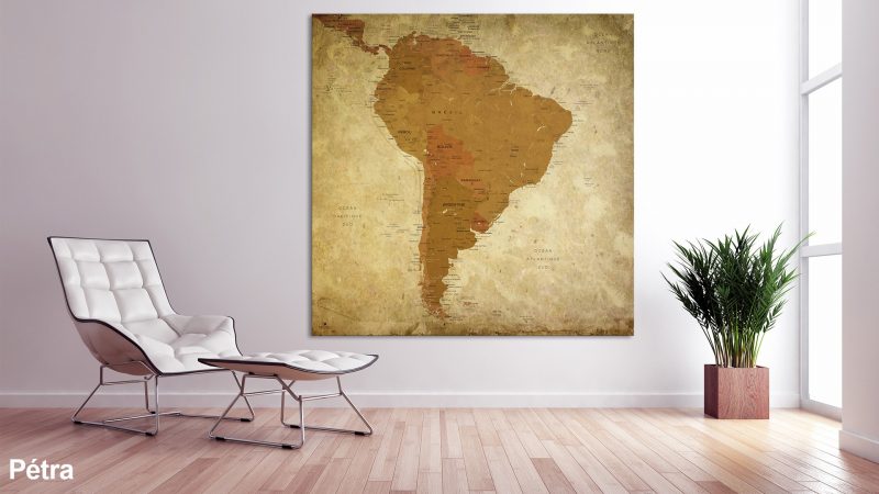 Map Amérique Sud Pétra