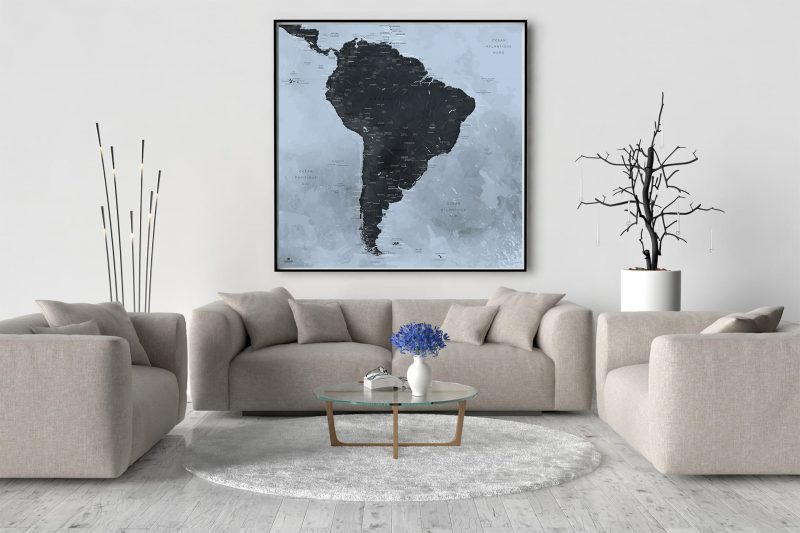 Map Amérique Sud Trolltunga