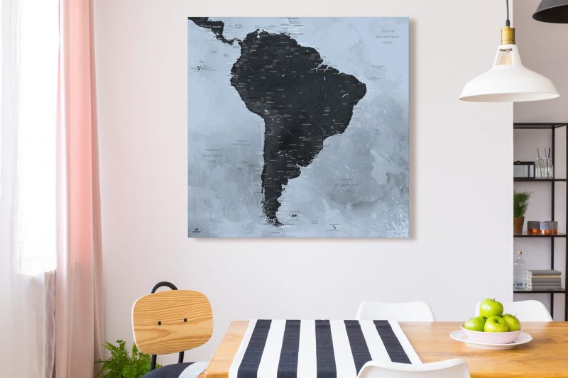 Map Amérique Sud Trolltunga