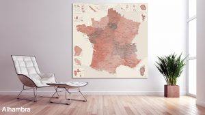 Map France Alhambra