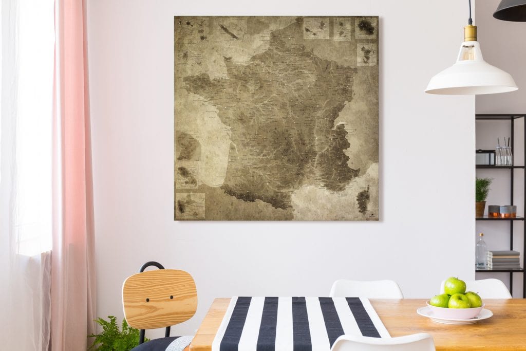 Map France Lascaux