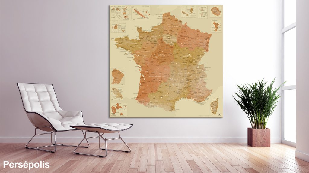 Map France Persépolis