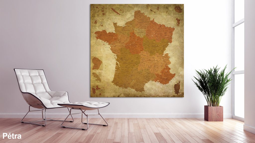 Map France Pétra