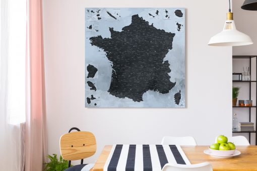 Map France Trolltunga