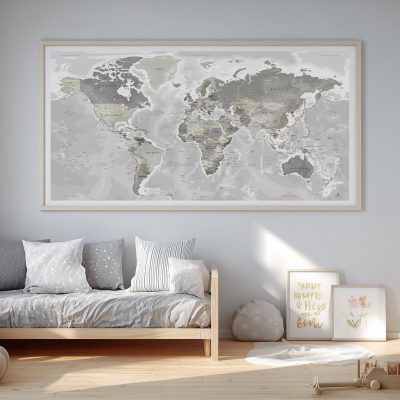 Mappemonde-Murale