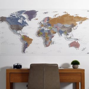 Mappemonde Plexiglas Transparent