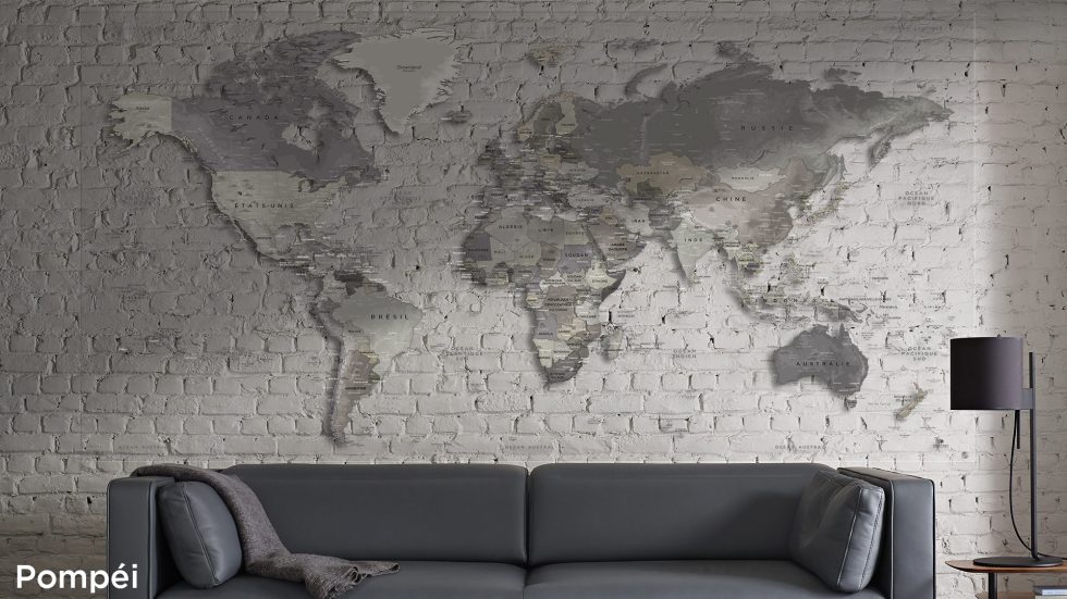 Mappemonde Plexiglas