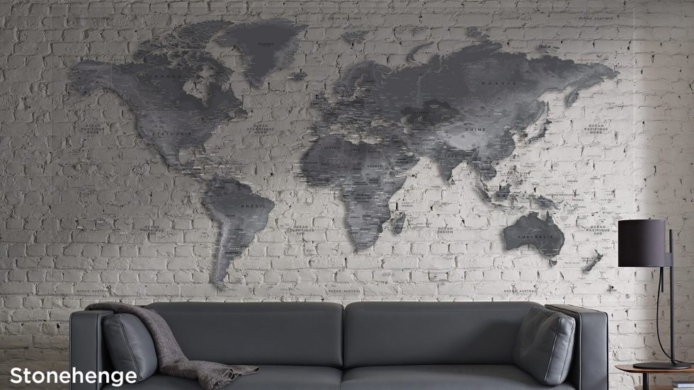 Mappemonde Plexiglas