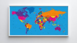 Carte Monde Classique